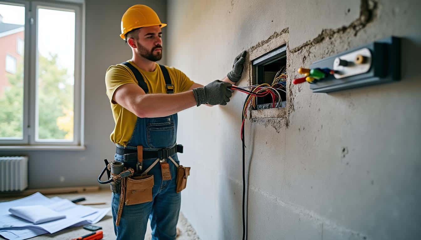Illustration: Définition et rôle de la gaine électrique en maison