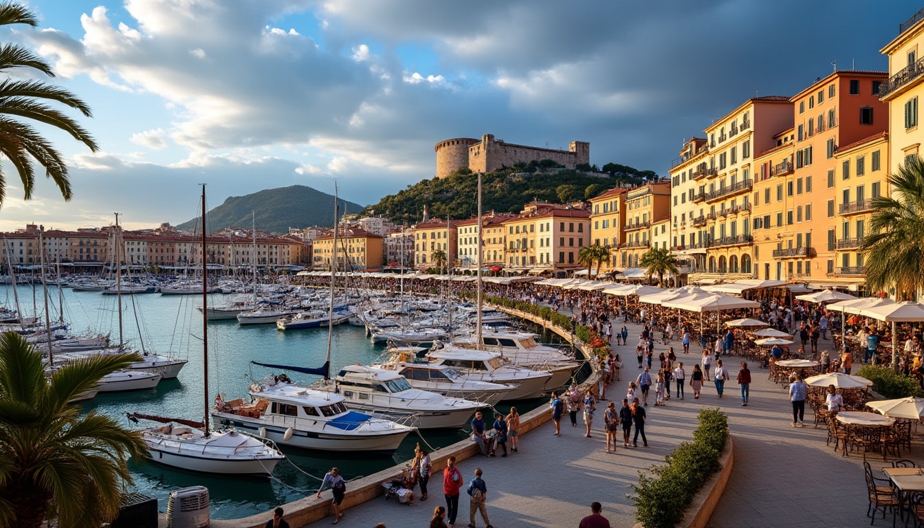 Illustration: Présentation et localisation du quartier du port dans la ville de Nice