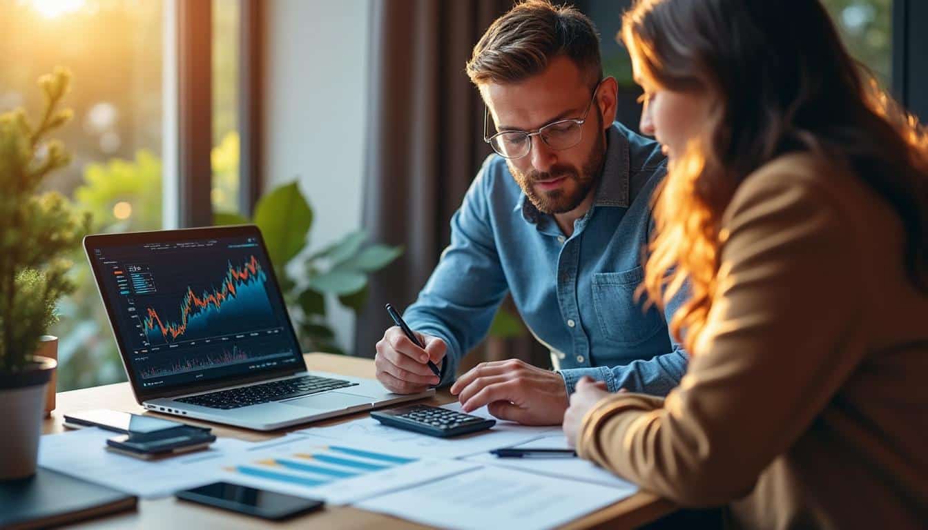 Illustration: Guide étape par étape pour réaliser une simulation du taux d’endettement à partir des flux de trésorerie